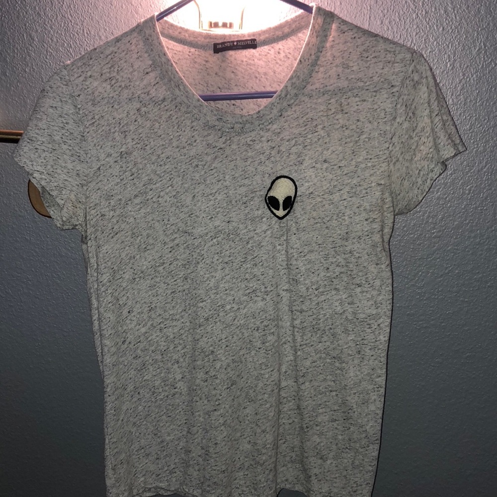 brandy melville alien shirt